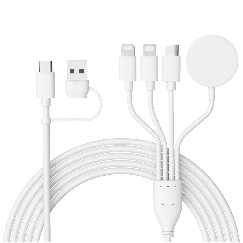 Verilux® 4 in 1 Watch & Phone Charger Cable, Multi Charging Cord Verilux® 4 in 1 Watch & Phone Charger Cable, Multi Charging Cord